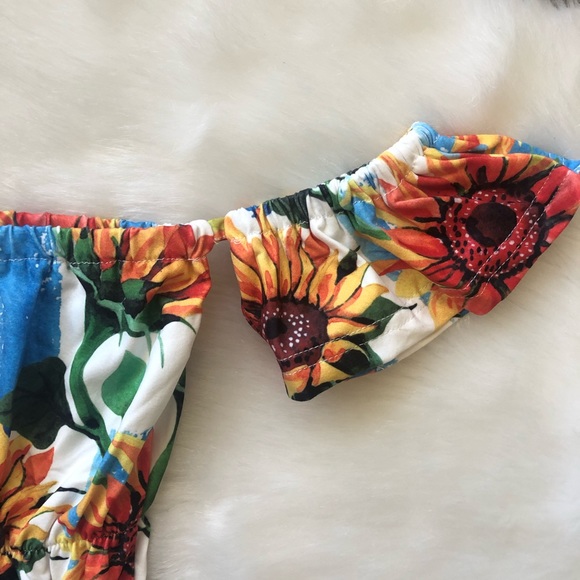 Baby Girl Boutique Sunflower Romper - Picture 2 of 2